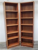 Pair of Danish bookcase