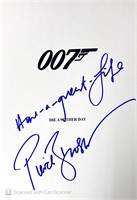 Autograph James Bond Script cover