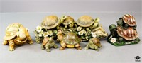Resin Turtle Figurines / 6 pc