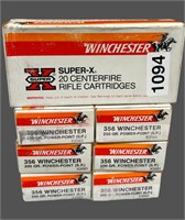 (7) BOXES (140) ROUNDS WINCHESTER 356 AMMUNITION