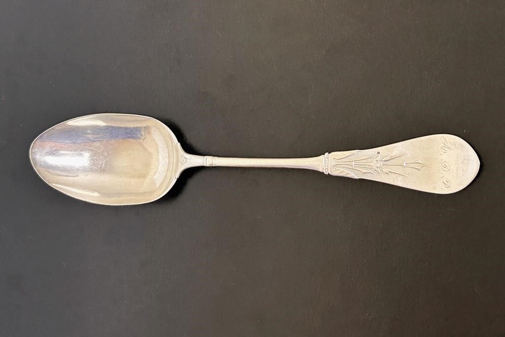 Antique 1870s Sterling Silver Spoon