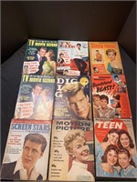 9 vintage magazine's Hollywood
