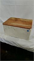7x10x14in marble wood top box