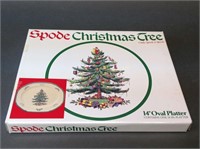 Spode Christmas Tree 14" Oval Platter