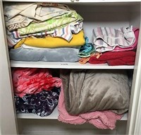 Assortment of Blankets and Towels