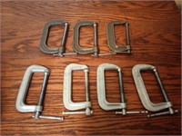 Assorted C Clamps