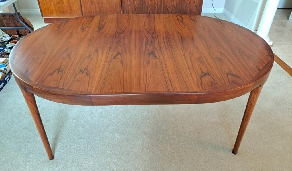 Elegant Rosewood dining room table.