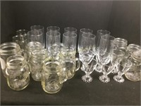 10 Drinking Glasses, Mason Glasses, More