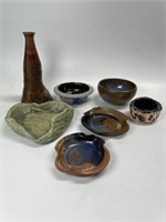 7 Assorted Stoneware Pieces