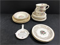 Various China - Teacups, Saucers & a kitchen