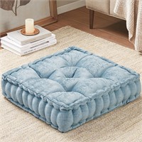 Azza Floor Pillow  20x20x5  Aqua