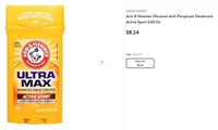 (2) Cases Arm & Hammer Ultra Max Fresh Solid