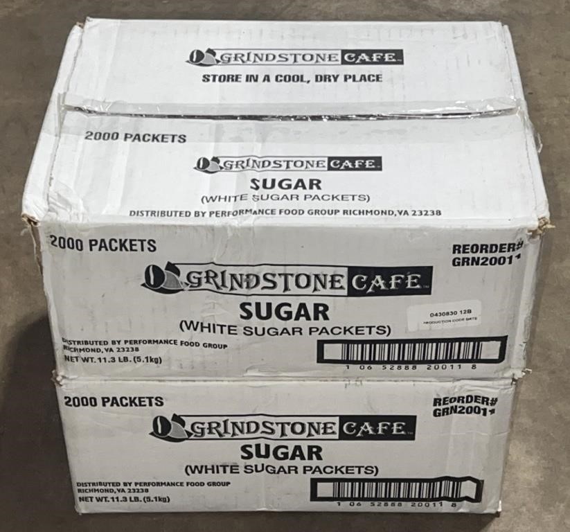 (AF) Grindstone Cafe White Sugar  Packs