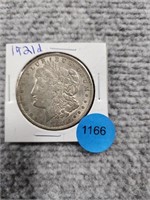 1921d Morgan dollar. Buyer must confirm all curren