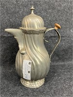 Antique Pewter Coffee Pot