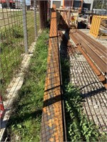 2 LARGE STEEL BEAMS APPROX 11M