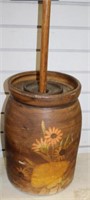 VINTAGE BUTTER CHURN WITH STICK-ASIS