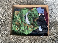Box of women’s clothes, small sizes