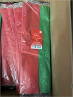 5 packs 35 sheets@ red and green tissue paper