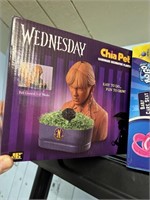 wednesday adams family chia pet