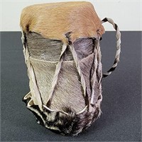 Double Sided Animal Hide Hand-made Drum