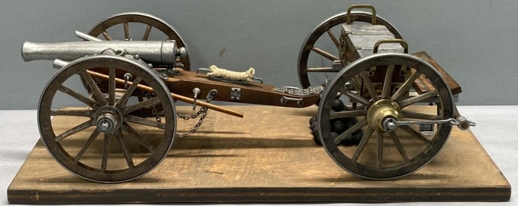 Replica Civil War Cannon Desk Model Display