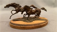 Anna Debska Bronze Horses Signed 5/25