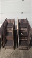 2 BUNK BED STAIR STEPS W/ DRAWERS