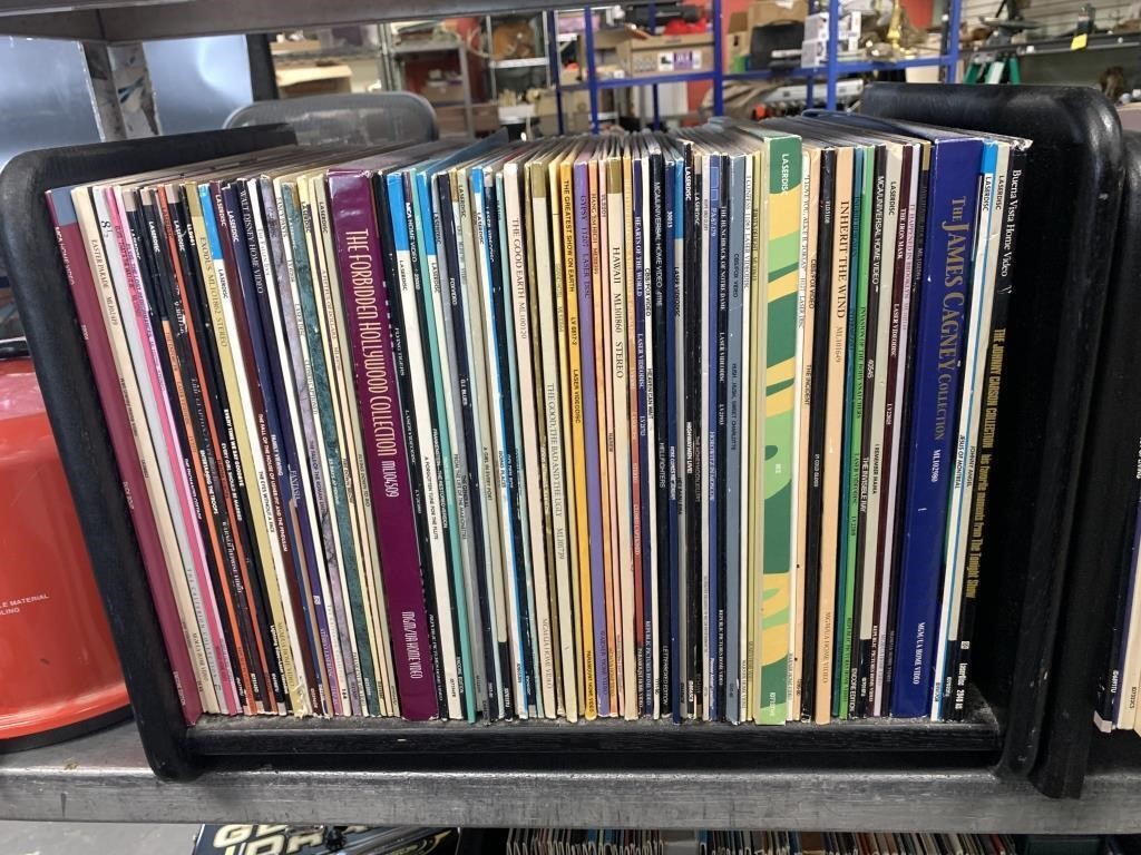 Massive laser disc collection