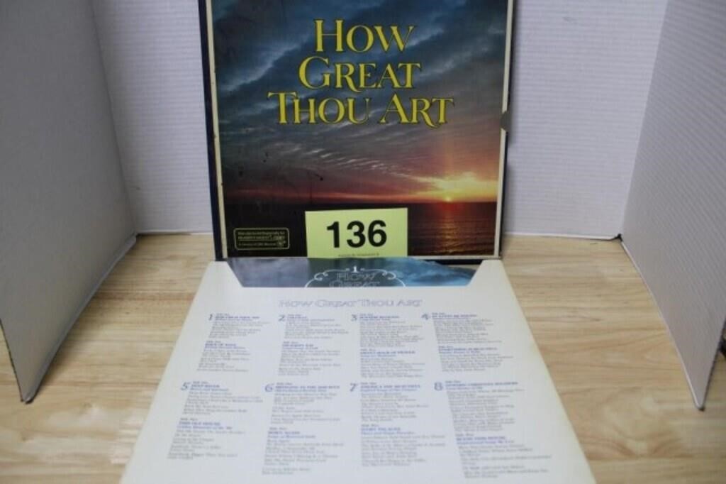 HOW GREAT THOU ART, 8 RECORD SET