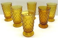 6 pcs Amber Glass Set