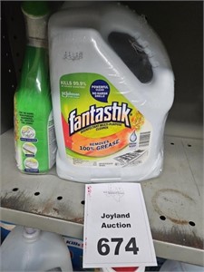Fantastik Spray Bottle and 1 gallon jug refill