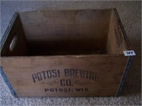 Potosi Brewing Co Wooden Box