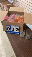 Lot of Clear Drinking Glasses