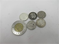 5 coins en agent 10c 1947-62-59-64 5 centimes