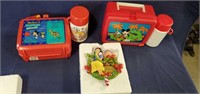 Mickey Mouse Thermos and Aladdin Lunch Boxes and