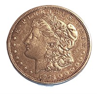 brilliant 1921 Morgan dollar D