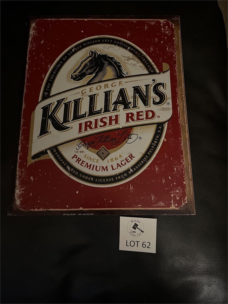Killian's Irish Red Advertising Sign