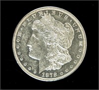 Coin 1878-7/8TF Morgan Silver Dollar-BU DMPL