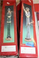 PAIR OF WINDSOR COLLECTION RESIN CAROLERS