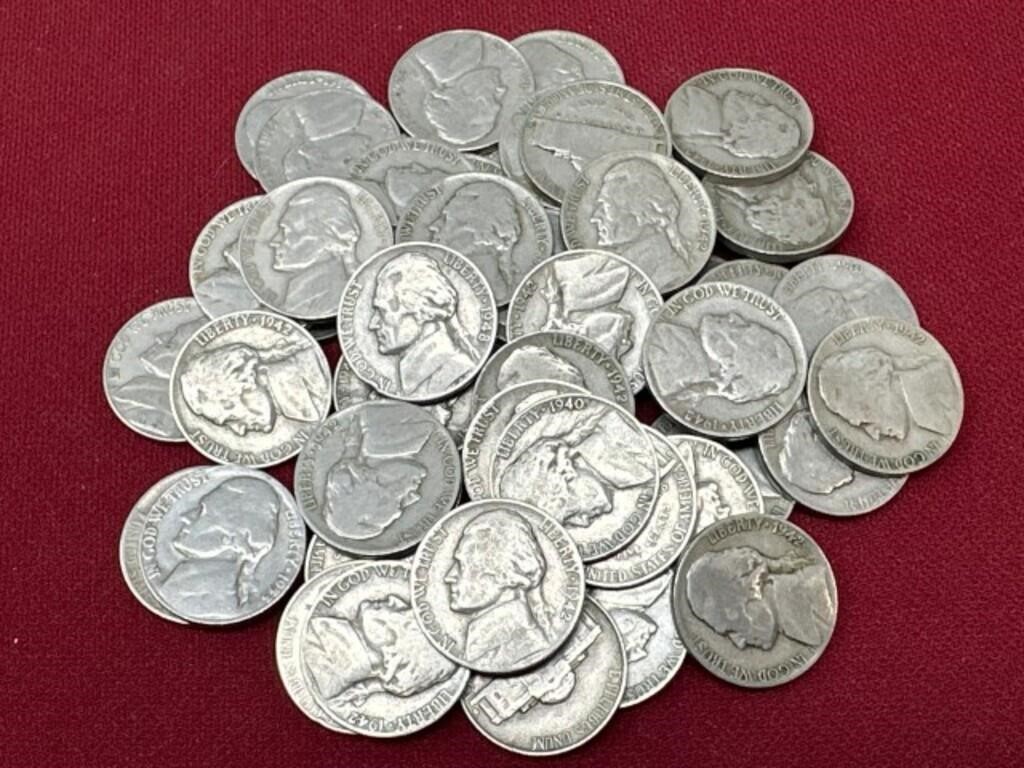 (49) 1940’s&50’s Nickels