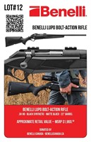Benelli LUPO Bolt-Action Rifle  30-06