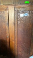 Vintage Wood Closet Cupboard 4ft X 18 “ X 62.5”