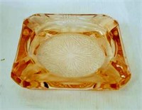 VINTAGE Pink Adam Depression Glass Square