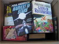 Box Assorted Books Inlcudes Sci Fi