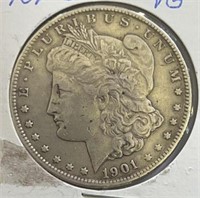 1901O Morgan Dollar VG