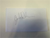 John Bonham (Led Zeppelin) Cut Autograph