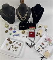 Costume jewelry - necklaces, rings, earrings