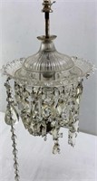 17in Antique Chandelier with prisms