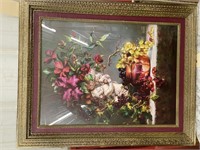 Framed/Matted Floral Wall Art 24"x31"